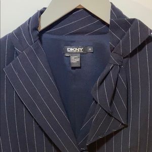 DKNY Navy pinstripe jacket